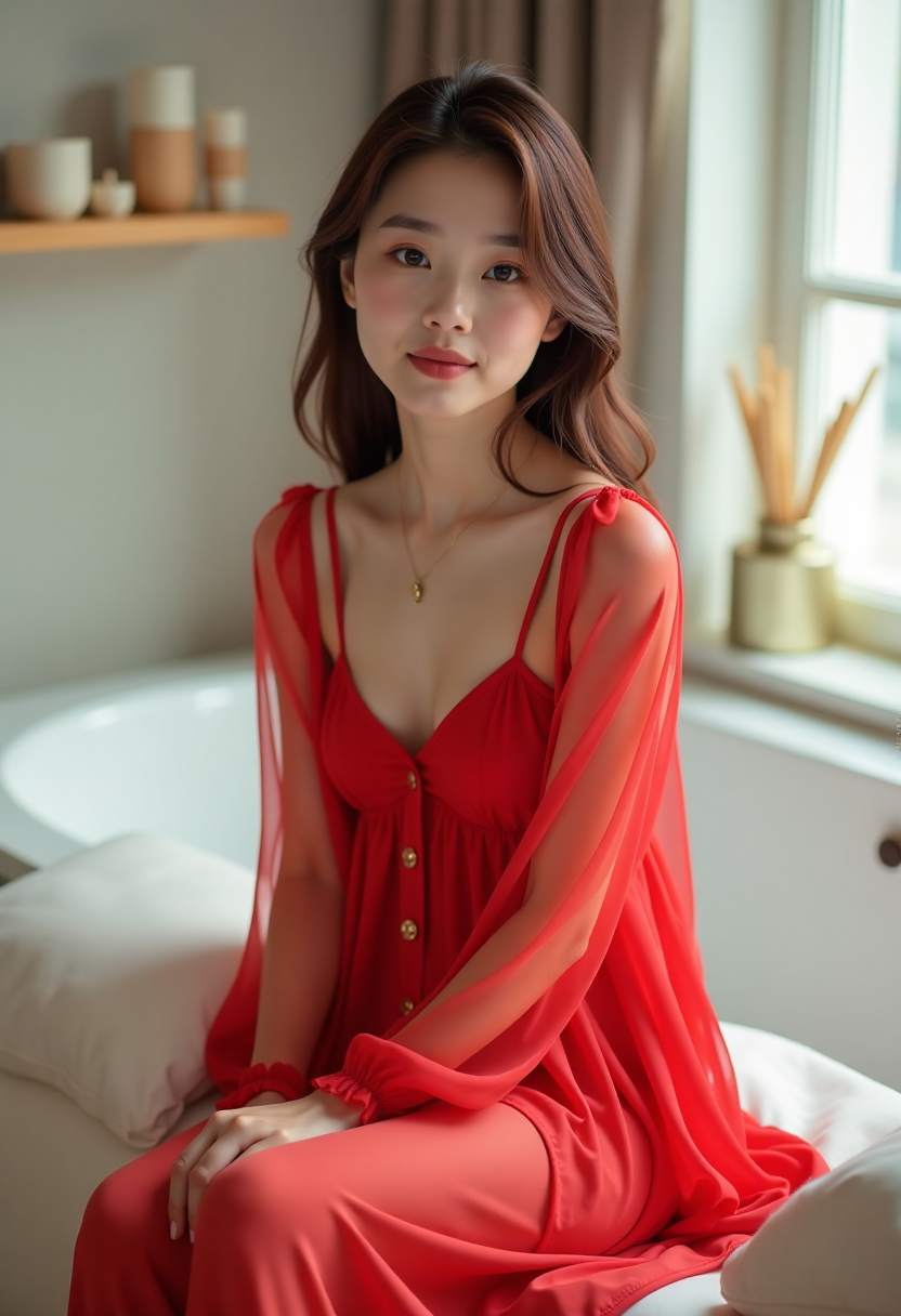 讲台上的她